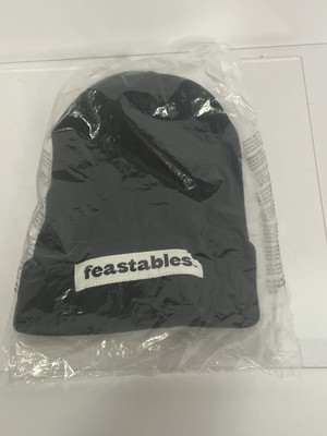 MrBeast Feastables Beanie Hat Black OSFM Winter Cap Mr Beast NEW