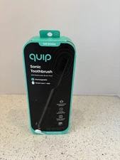 Quip Sonic Smart Rechargeable Metal Electric Toothbrush Soft Bristles Black New