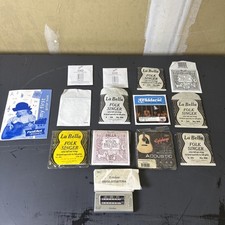 Large Lot Of Guitar Strings La Bella Folk Singer Nylon Ball End Strings No. 830