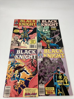 #ad #ad 1990 Marvel Comics Black Knight #1 4 1 2 3 4 Full Run Set Ships Fast $14.95