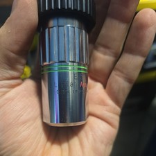 OLYMPUS EPI L PLAN APO 10X 0.23 F 200 Microscope Objective lens &  X,Y, Z stage.