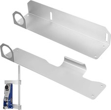 Set of 2 Aluminum Wall Mount Floor Jack Holder Jack Stand Wall Mount for