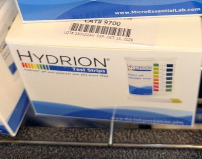 Micro Essential Lab 9700 Spectral 5.5-8. pH Strip EXP 10/15/26  PACK OF 6 VIALS