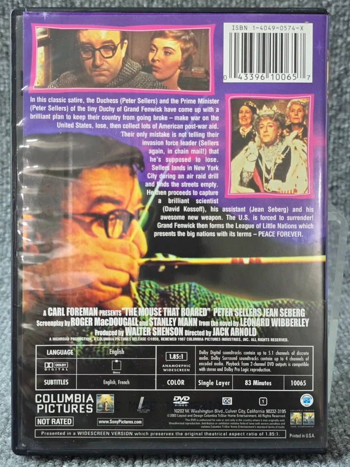 The Mouse That Roared (DVD, 1959) - Image 2 of 4