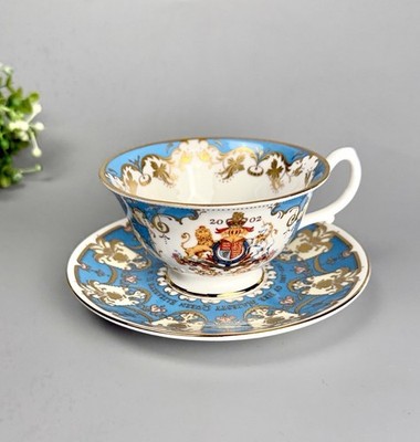 VTG Royal Collection Golden Jubilee 2002 of Queen Elizabeth II Cup and Saucer