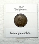 1947 P American Lincoln Wheat Penny no mint mark  - Make someone feel Loved! #E