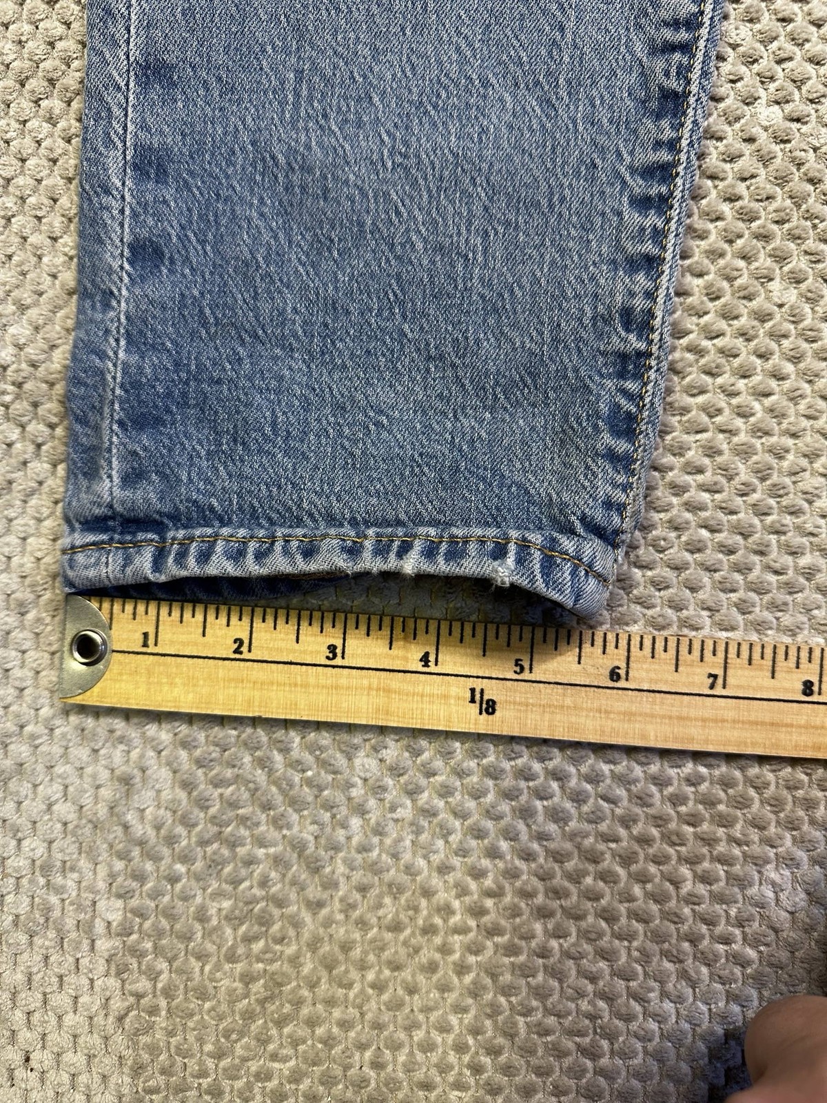 Levi Men’s 512 Jeans Zip Retro Stonewashed Blue Waist 32 Leg 32 image 8
