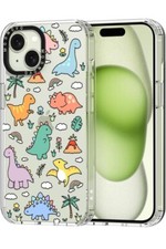 Compatible w/ iPhone 15 Case Buffertech 6.6 ft Drop Impact Phone Protection-Dino
