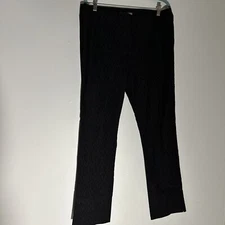 ERICA TAYLOR WOMENS PANTS BLACK XL/TG STRETCH HIGH RISE CASUAL TRAVEL