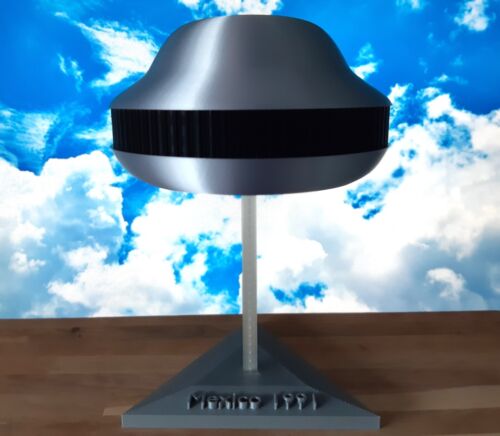 New Mexico Eclipse UFO-Modell - UAP/Area 51/Retro/Geek Geschenk - 3D-gedruckt - Bild 1 von 8