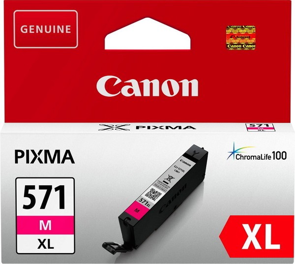 Canon Druckerpatrone Tinte CLI-571 Xl M Magenta, Rot-image