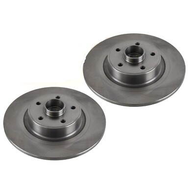 FOR RENAULT ESPACE PAIR OF REAR BRAKE DISC INC WHEEL BEARING & ABS SENSOR RING