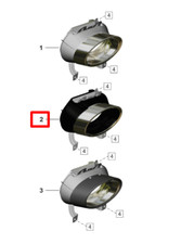 PORSCHE 911 992 Auspuffendrohr links 992251187T NEU ORIGINAL