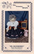 "Mrs. Blueberry" Bopsy Mop Collection 1991 The Country Quayle Pattern TCQ-19K
