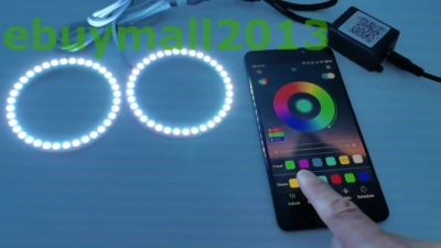 BT RGB Halo Ring Demon Devil Evil Angel Eye for Ninja ZX6R