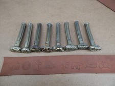 lot of 8 Basic Tool-USA LEATHERWORKING STAMPS Large 209,214,216,216,213,242,253