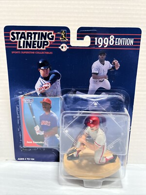 #ad Juan Gonzalez Texas Rangers Kenner Starting Lineup 1998 MLB action figure $14.22