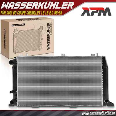 Kühler Wasserkühler Motorkühler MT für Audi 80 Coupe Cabriolet 1.6L 1.8L 2.0L