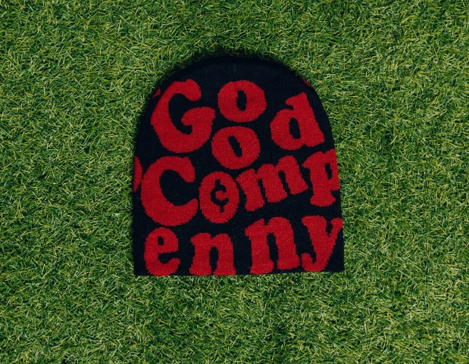 Good Compenny Winter Hat Beanie Black/red