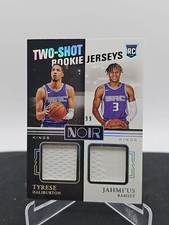 2020-21 Panini Noir Rookie Tyrese Haliburton Two-Shot Jahmpus Ramsey 16/99