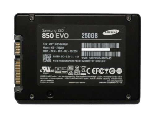 Samsung 850 EVO 250 GB 2.5 Zoll SATA-III 6 Gb/s MZ-75E250 SSD * Händler *