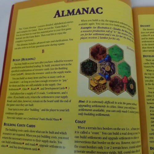 3071 Catan Replacement Game Rules and Almanac Booklet Instructions 2015 - Picture 5 of 8