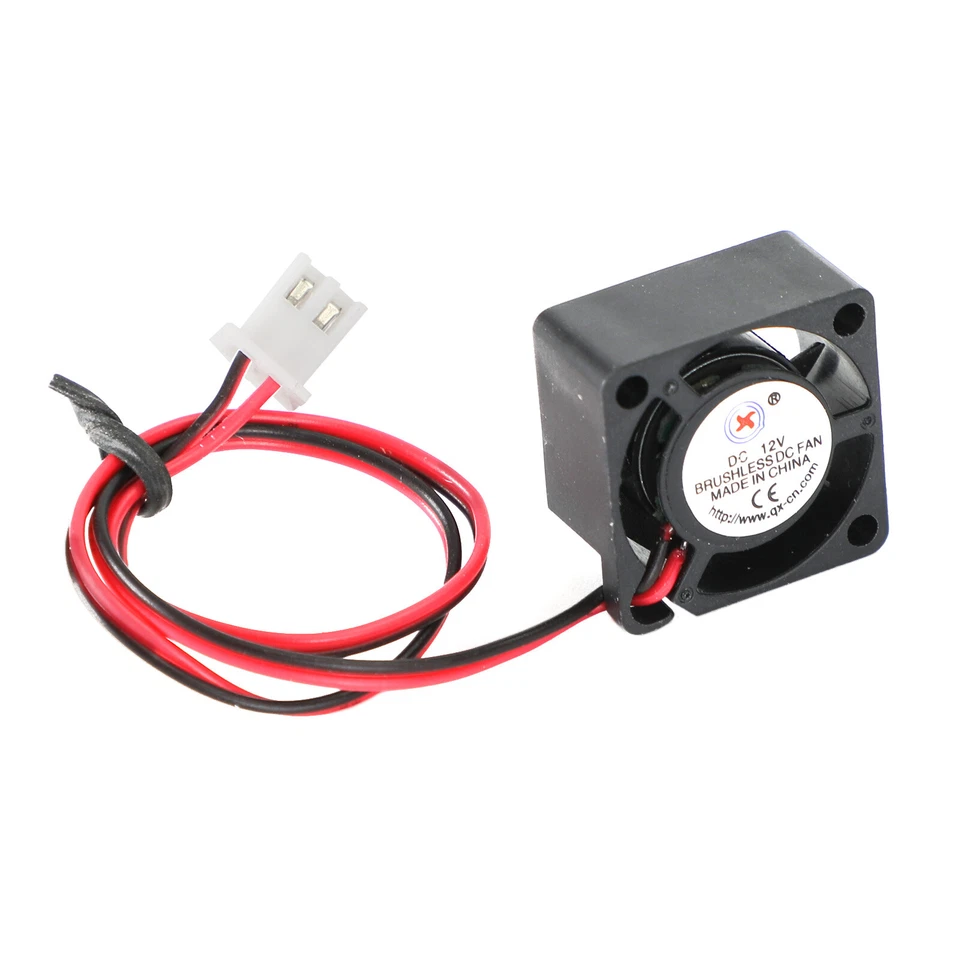 4Pcs Brushless Cooling Blower Fan 12V 0.05A 2010 20x20x10mm Sleeve 2 Pin Wire - Image 4 of 4