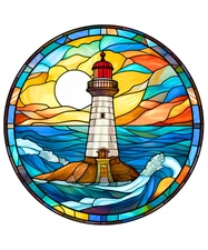 XXXL 60x60 cm car decal sticker lighthouse sticker