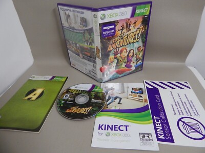 Kinect Adventures (Microsoft Xbox 360, 2010) Sensor Calibration Card. Complete