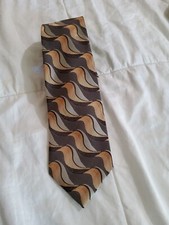 Versa Milan Tan Silk Tie
