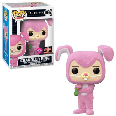 Funko POP! Television: Friends - Chandler Bing (Flocked)(2021 Targetcon) #1066 | eBay