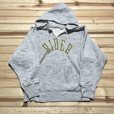 Vintage 80s Champion Reverse Weave Warmup Hoodie Sweatshirt River 