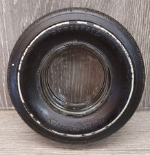 Vintage Firestone Super Sport White Wall Advertising Tire Ashtray D79