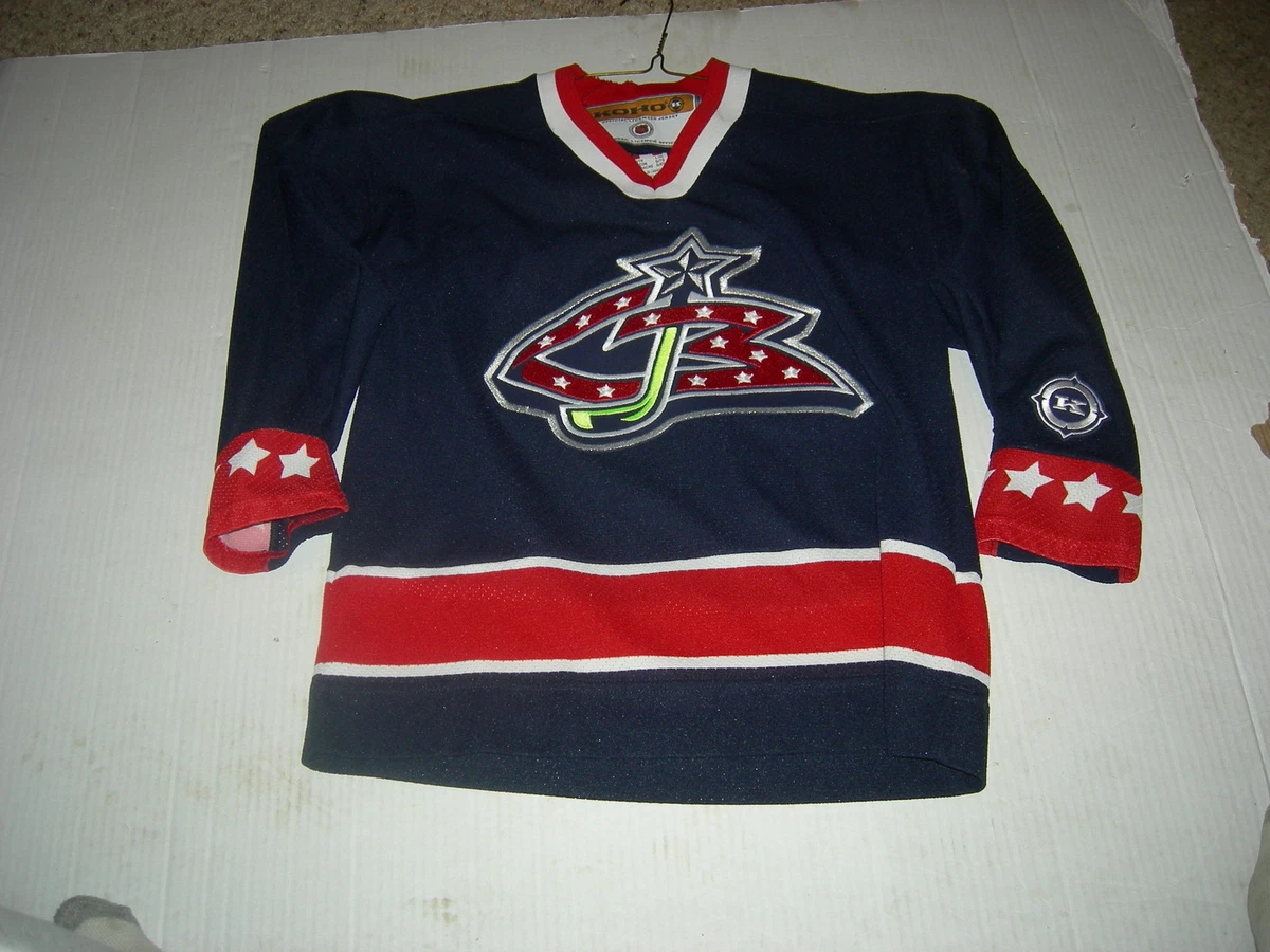 Columbus BLUE JACKETS Officially Licensed KOHO Jersey, Size Youth L/XL