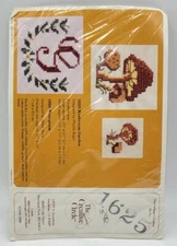 Creative Circle Counted Cross Stitch Kit 1628 Monogram & 1625 Mushroom Garden