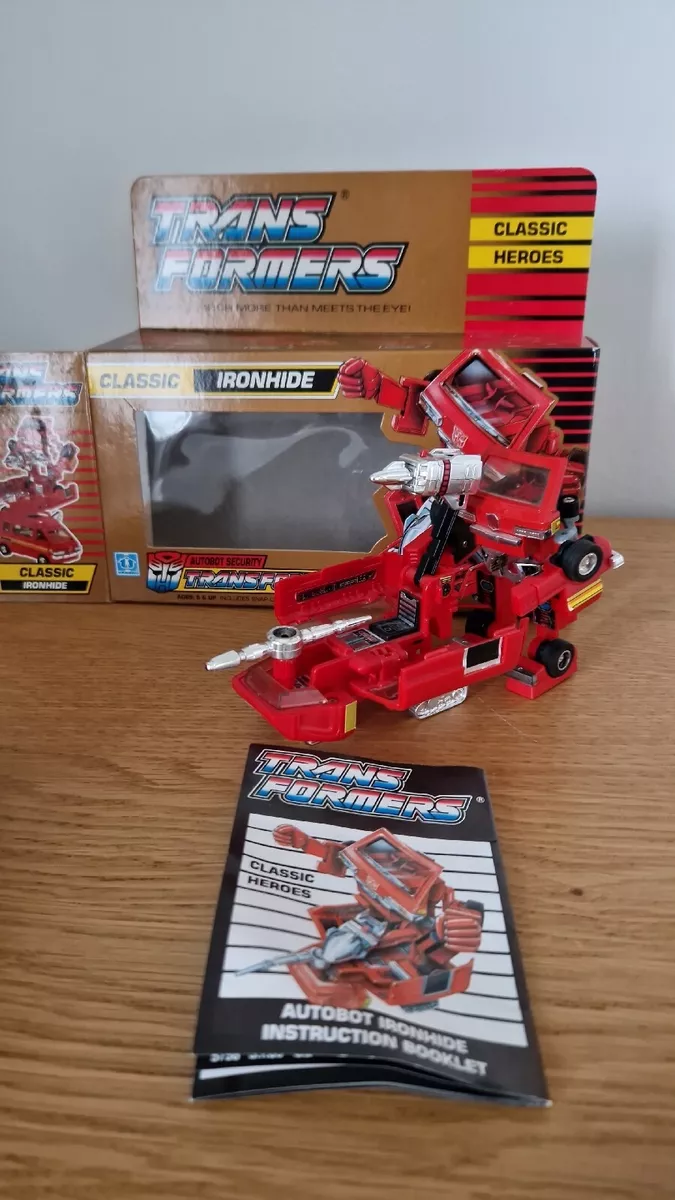 Vintage Transformers G1 Ironhide Boxed Beautiful Condition January