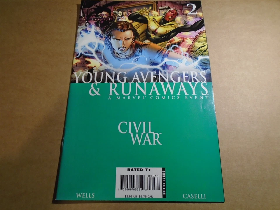 YOUNG AVENGERS & RUNAWAYS #2 Civil War - Marvel Comics 2006 VF