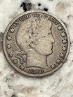 1910 Barber 90% Silver Half Dollar Circulated Very Good #13.