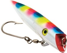 SIL ACE HI 5"PLUG SGL HK GLW VIVD MOTHER PEARL(SINGLE HOOK WITH RATTLE)