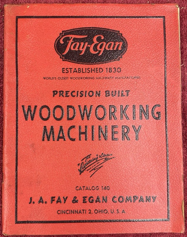 Original Antique Fay-Egan Catalog No. 140
