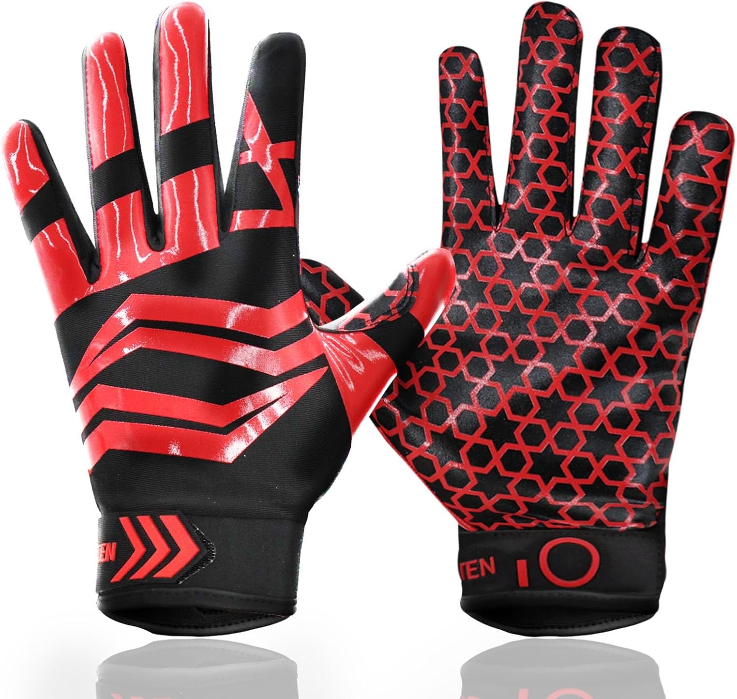 Youth Football Gloves Pro 3.0  Ultra-Stick Sports Receiver Glove S M L