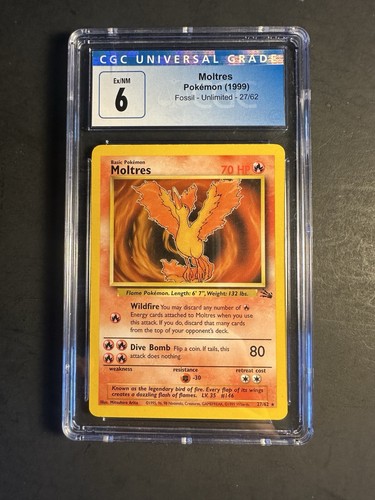 Moltres (Unlimited) graded CGC 6 for sale on eBay