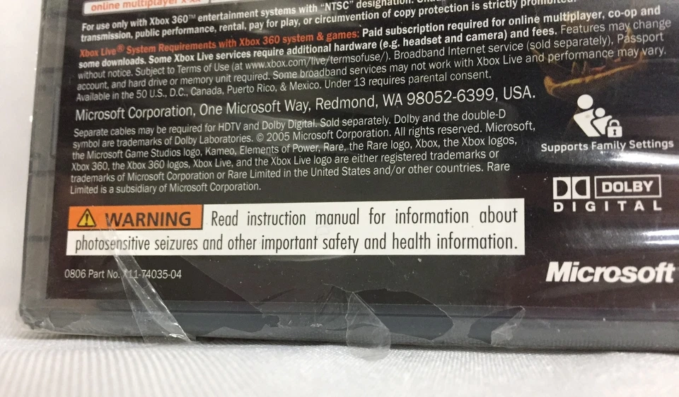 NEW sealed KAMEO Elements of Power XBOX 360 Microsoft NTSC USA Platinum Hits - Image 3 of 4