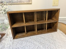 Vtg Napa Valley Box Co. Wooden Cassette Tape Rack Storage Shelf Holds 36 Tapes