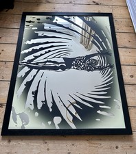 Mirror Art, Cool Bespoke Mirror Piece  by Artist Naomi Wallens - Very Rare! 