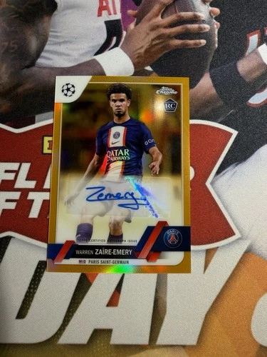 2022 Topps Chrome Warren Zaïre-Emery Gold /50
