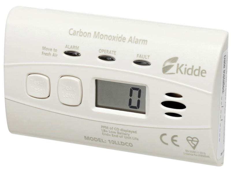 Kidde 10LLDCO 10-Year Sigillato Batteria Digitale Carbonio Monossido Allarme
