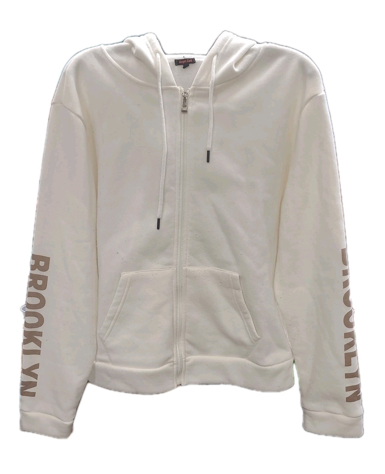 Angel cult adult hoodie Sz XL Full Zip Up Brooklyn New York