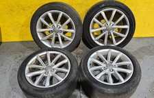 AUDI TT MK2 8J 2.0TFSI TDI 06-13 ALLOY WHEEL & TYRES SET 8J0601025BE 245/45 R17