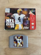 B060 NFL Quarterback Club 99 Nintendo 64 N64 Game  Box